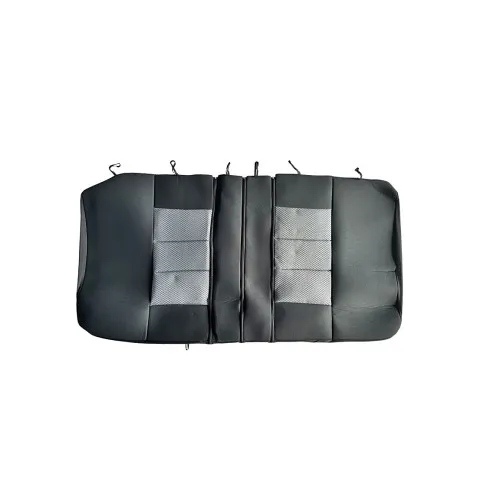 Huse scaune auto universale premium cu bancheta spate fractionata negru gri — imaginea 4