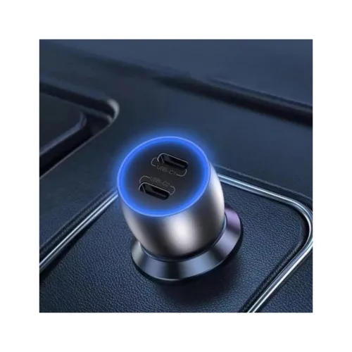 Incarcator auto XO SMART Quick Charge PD 40W Type C cu cablu Type C negru 1 m — imaginea 2