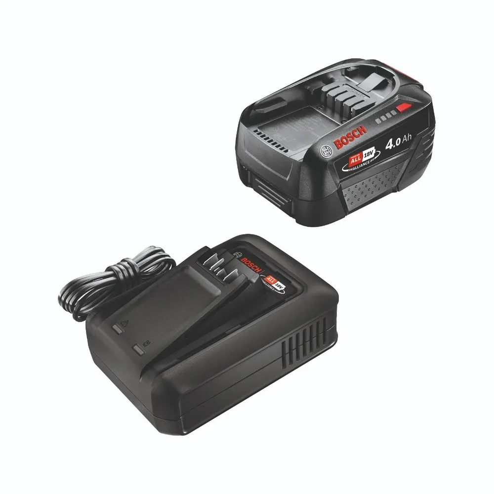 Incarcator rapid + 1 acumulator Bosch Power for All, Li-ion, 18 V, 4 Ah