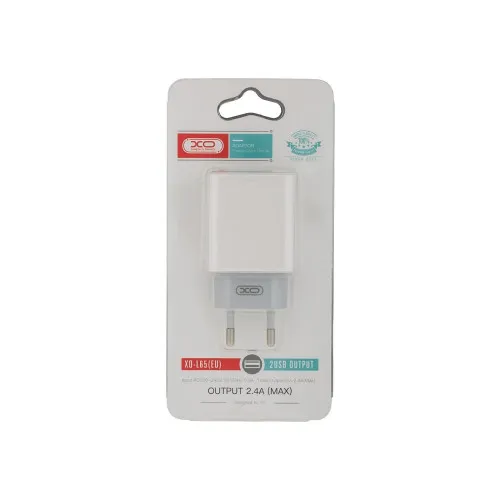 Incarcator retea 2.4A cu 2 USB alb — imaginea 2