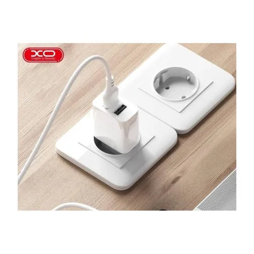 Incarcator retea cu cablu Lightning inclus 2.4A 1 port USB-A pentru iPhone alb 1 m — imaginea 3