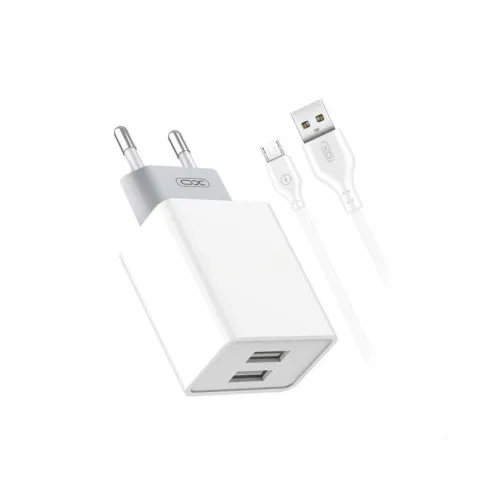 Incarcator retea cu cablu Micro USB inclus 2.4A 1 port USB alb 1 m 100-240V