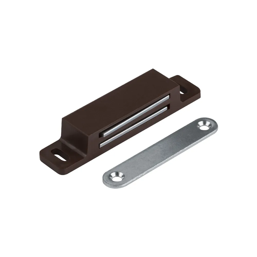 Incuietoare magnetica pentru mobila, max 13.5 kg, maro (set 2 buc)