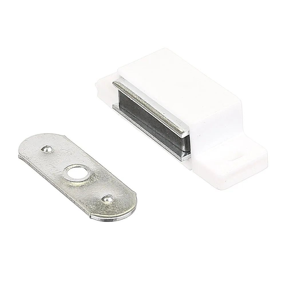 Incuietoare magnetica pentru mobila, max 4 kg, alb (set 4 buc)