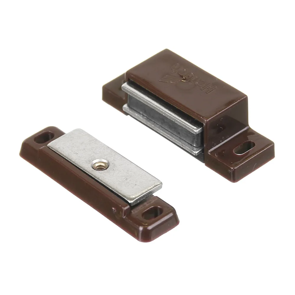 Incuietoare magnetica pentru mobila, max 4 kg, maro (set 4 buc)