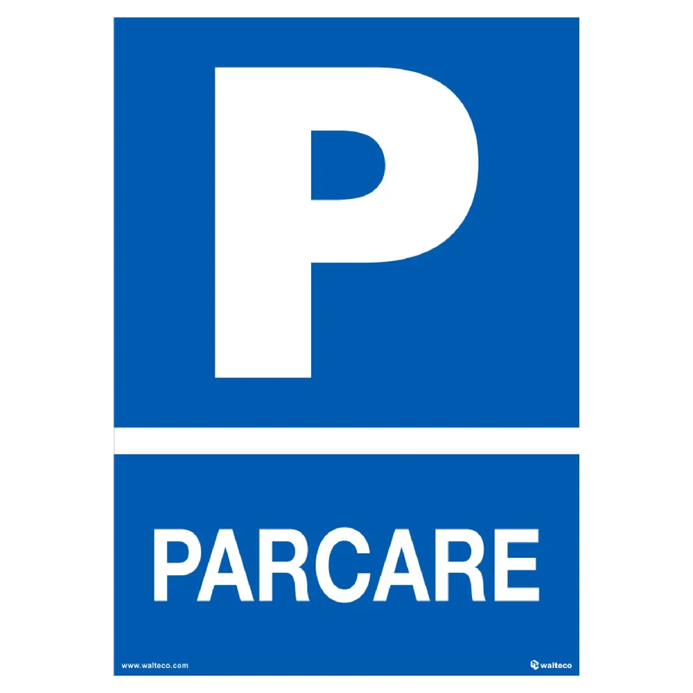 Indicator informare loc de parcare, dimensiune 210 x 297 mm