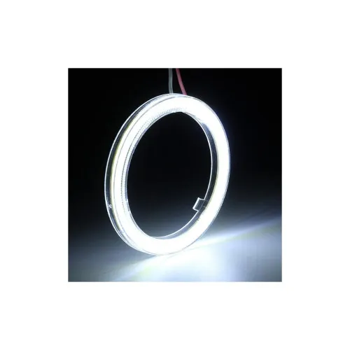 Inele angel eyes led cob 12v waterproof diametru 70mm pentru faruri auto — imaginea 4