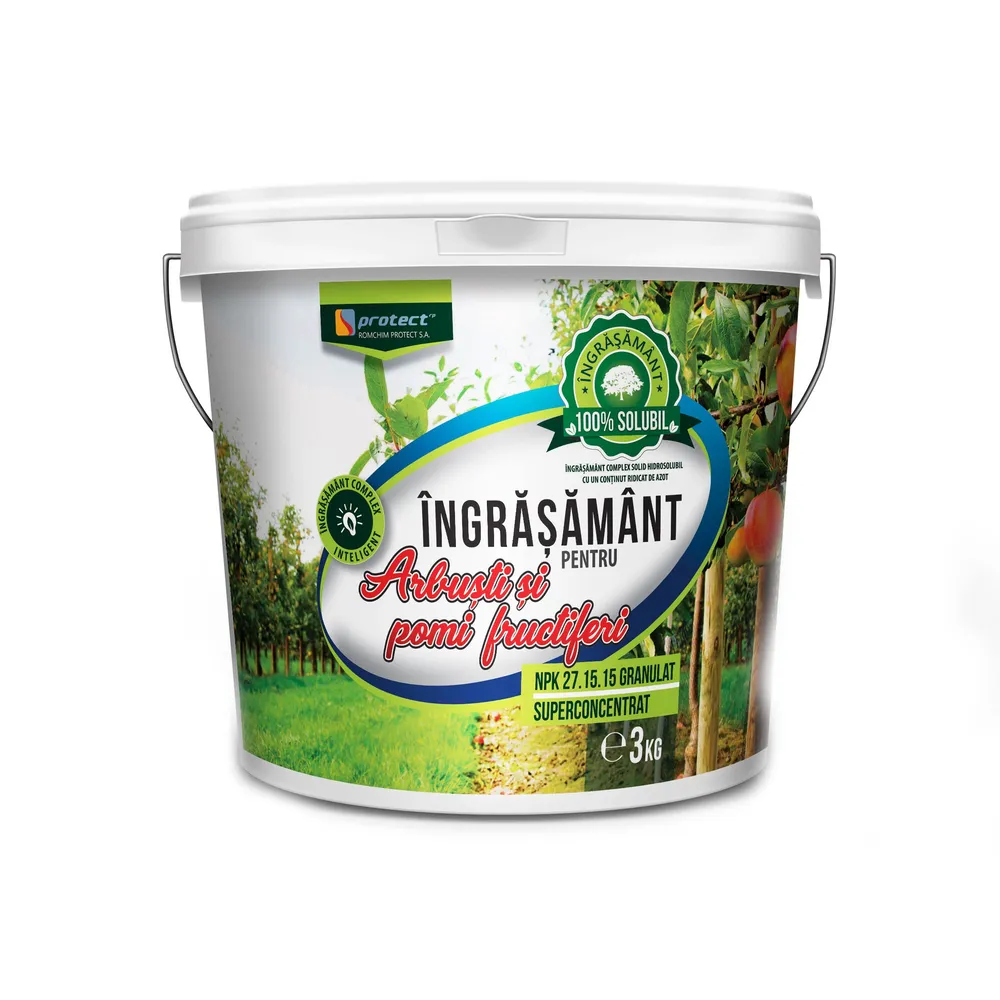 Ingrasamant pentru arbusti si pomi fructiferi Agrisol, granule, 3 kg, substante minerale