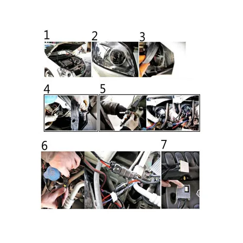 Instalatie xenon 35W Canbus digital 9-32V cu 2 drosere si 2 becuri — imaginea 6