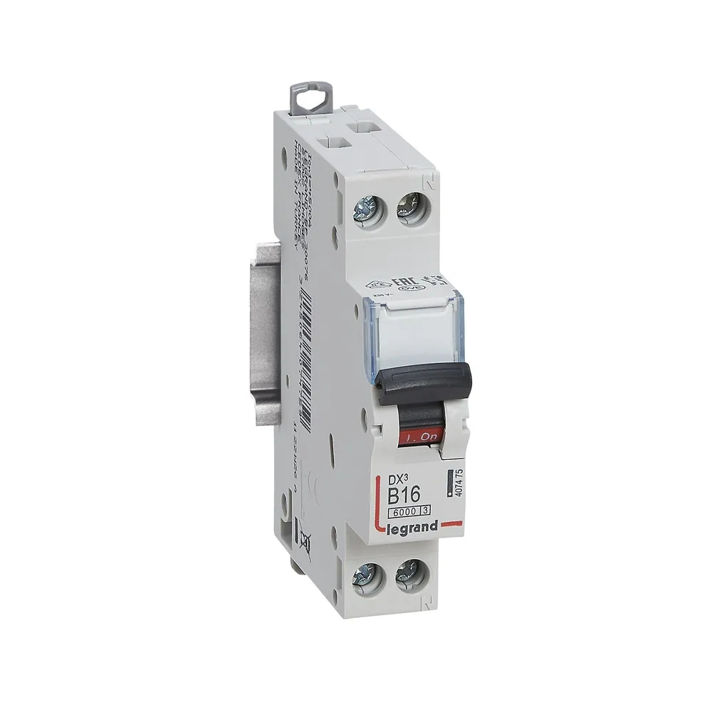 Intrerupator automat Legrand DX3, P+N, 16 A, 6 kA, B16
