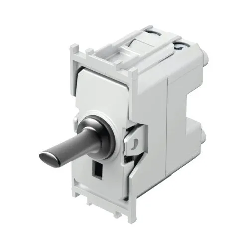 Intrerupator cap-scara simplu TEM Edge, 1 modul, antracit