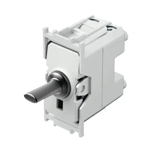 Intrerupator simplu TEM Edge, 1 modul, antracit