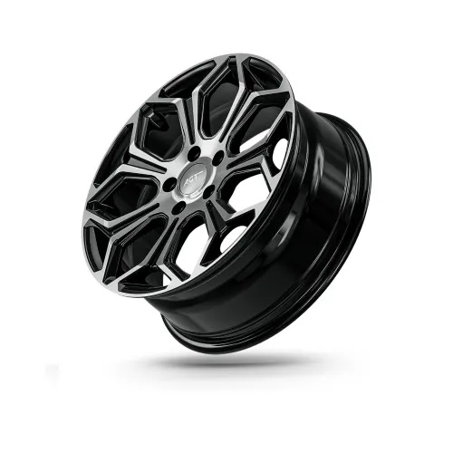 Jante AGT 16x6.5 ET40 5x112 diamond cut compatibile Volkswagen Mercedes Seat Skoda Cupra Cod: AGT 16263-1177 — imaginea 4