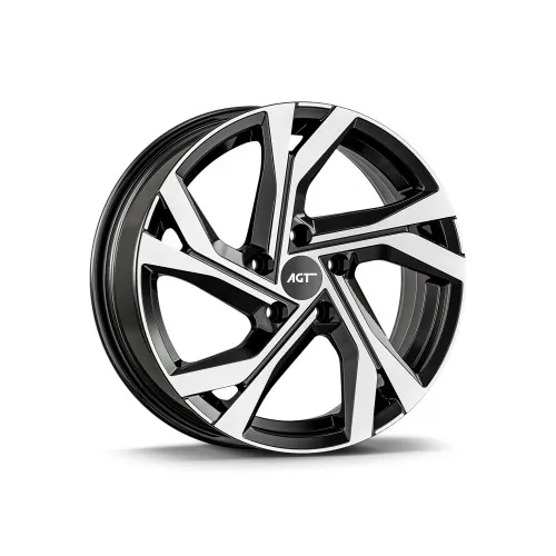 Jante AGT 17x7 ET35 4x100 diamond cut compatibile Dacia Renault Opel Nissan Cod: AGT 17156-0379