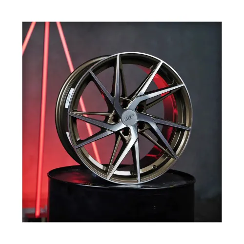 Jante AGT 18x8 ET35 5x114.3 bronz polish mat compatibile Dacia Renault Toyota Nissan Infinity Mitsubishi Suzuki Cod: AGT 18259-0180 — imaginea 5