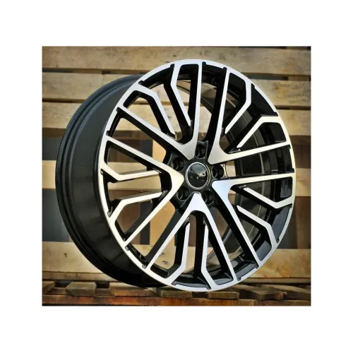 Jante DY1647 KM 17x7.5 5x112 ET40 negru polish diamond cut compatibile Volkswagen Audi Seat Skoda Cupra — imaginea 4