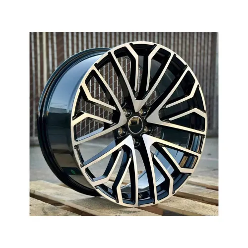 Jante DY1647 KM 17x7.5 5x112 ET40 negru polish diamond cut compatibile Volkswagen Audi Seat Skoda Cupra — imaginea 3