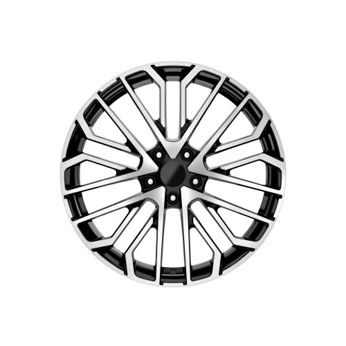 Jante DY1647 KM 17x7.5 5x112 ET40 negru polish diamond cut compatibile Volkswagen Audi Seat Skoda Cupra — imaginea 2