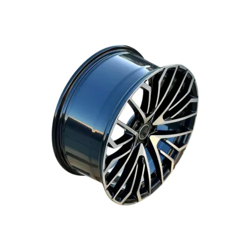 Jante DY1648 KM 18x8 5x112 ET40 negru polish compatibile Audi — imaginea 3