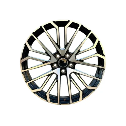 Jante DY1649 KM 19x8.5 5x112 ET30 negru polish compatibile Audi — imaginea 2