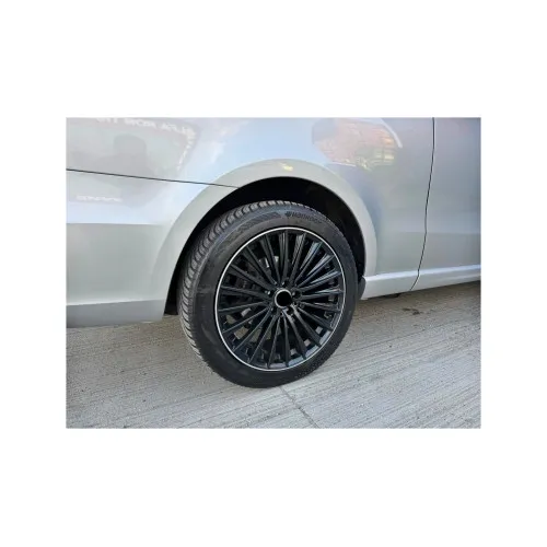 Jante DY1989 19x8 5x112 negre cu margine diamond cut compatibile Mercedes — imaginea 3