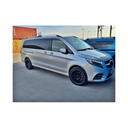 Jante DY1989 19x8 5x112 negre cu margine diamond cut compatibile Mercedes — imaginea 5