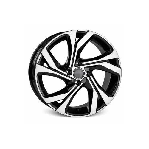 Jante DY253 KM 16x6.5 5x114.3 ET35 negru polish compatibile Dacia, Renault, Nissan, Toyota, Subaru, Honda, Lexus — imaginea 2