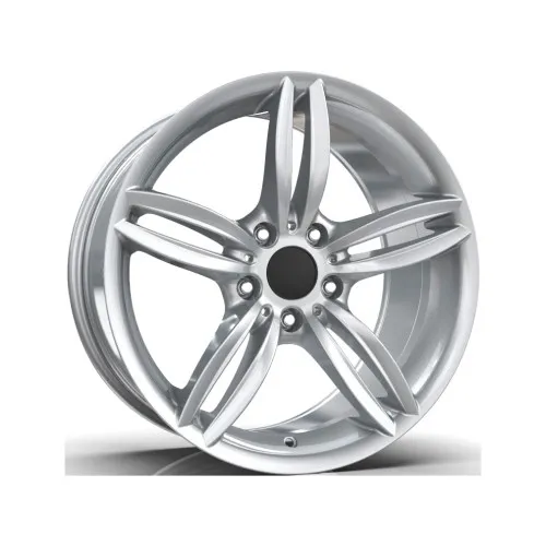 Jante DY278 KM 18x8 fata 18x9 spate 5x120 ET30 ET40 argintiu compatibile BMW — imaginea 5