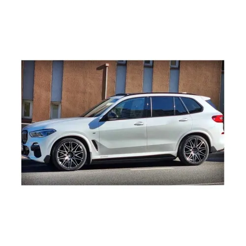 Jante DY342 DY343 KM 21x9.5 fata 21x10.5 spate 5x112 ET37 ET43 negru polish diamond cut compatibile BMW DY343 — imaginea 3