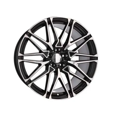 Jante DY342 DY343 KM 21x9.5 fata 21x10.5 spate 5x112 ET37 ET43 negru polish diamond cut compatibile BMW DY343