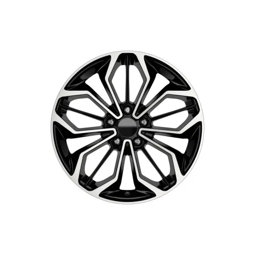Jante DY397 KM 17x7.5 5x108 ET45 negru polish compatibile Ford, Jaguar, Land Rover, Volvo — imaginea 2