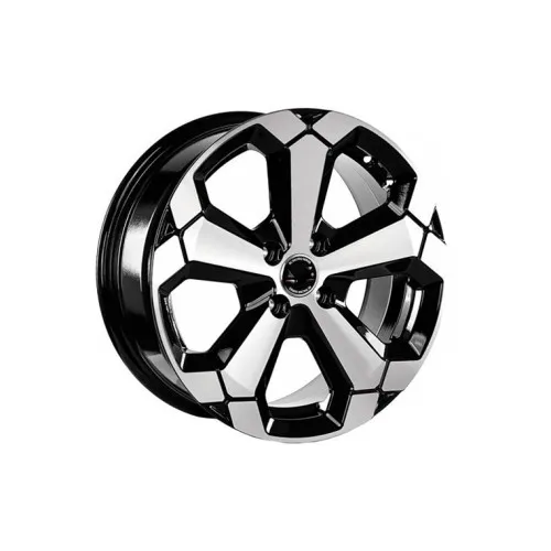 Jante DY427 KM 16x6.5 5x114.3 ET32 negru polish diamond cut compatibile Dacia Renault Nissan Toyota