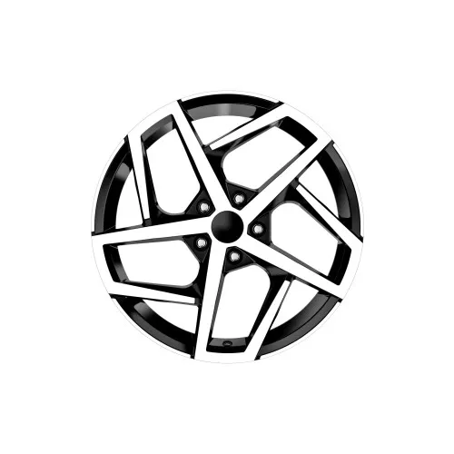 Jante DY968 KM 18x8 5x112 ET50 compatibile Volkswagen Audi Seat Skoda cu butuc de 57.1 diamond cut — imaginea 2