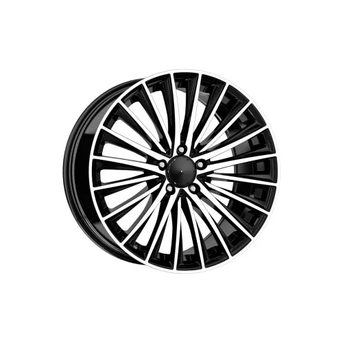 Jante DY987 KM 17x7.5 5x112 ET35 negru polish compatibile Mercedes, Volkswagen, Audi, Seat, Skoda, Cupra