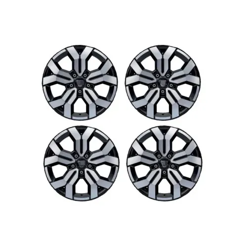 Jante originale Dacia Tergan 17x6.5J 5x114.3 ET32 negru diamond cut compatibile Dacia Duster III Bigster — imaginea 4