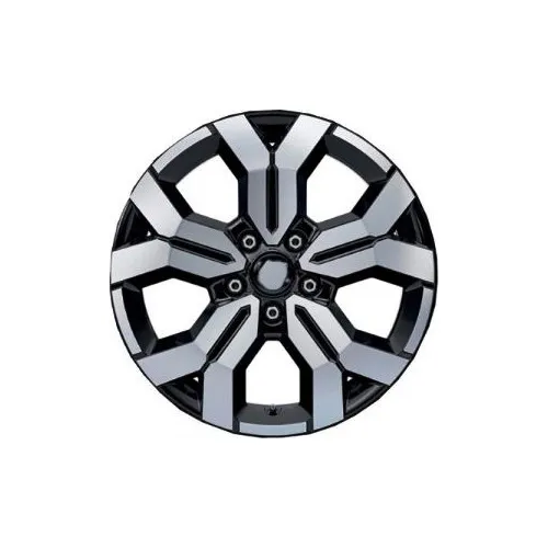 Jante originale Dacia Tergan 17x6.5J 5x114.3 ET32 negru diamond cut compatibile Dacia Duster III Bigster — imaginea 5