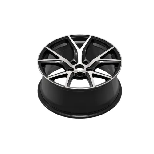 Jante PDW 18x7 5x112 ET35 negru polish compatibile MG, MINI, Cupra, Audi, BMW, Volkswagen, Mercedes, Skoda, Seat — imaginea 3