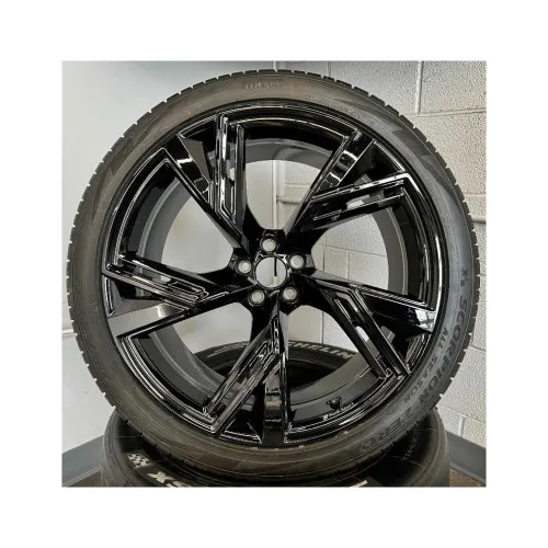 Jante PDW 18x8 5x112 ET35 negru lucios compatibile Audi, BMW, Volkswagen, Mercedes, Skoda, Seat, Cupra (NX) — imaginea 4