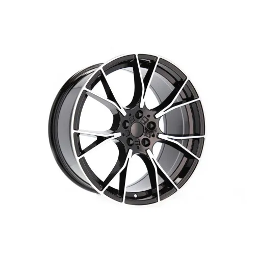 Jante PDW 19x8.5 fata 19x9.5 spate 5x112 ET25 ET33 negru polish compatibile BMW NX / L95407R92 NX — imaginea 3