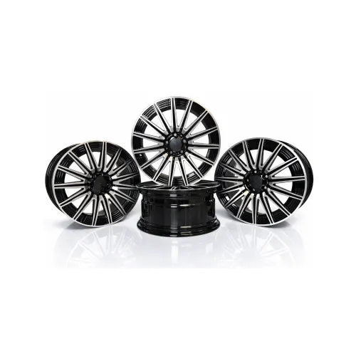 Jante PDW 19x8 fata 19x9 spate 5x112 ET40 ET58 negru polish compatibile Mercedes / FF957521990-03 — imaginea 3