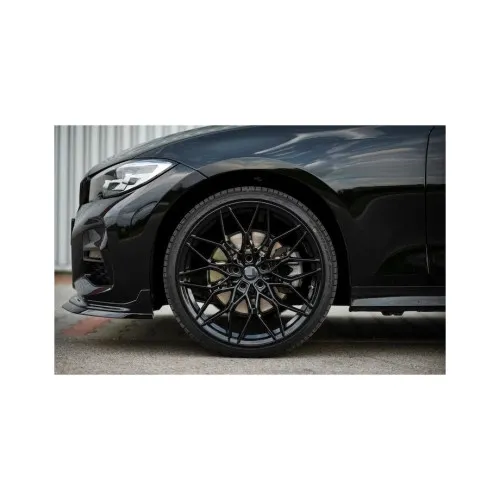 Jante PDW 20x8.5 fata 20x9.5 spate 5x112 ET28 ET40 negru lucios compatibile BMW / FFA57442095-99 — imaginea 4