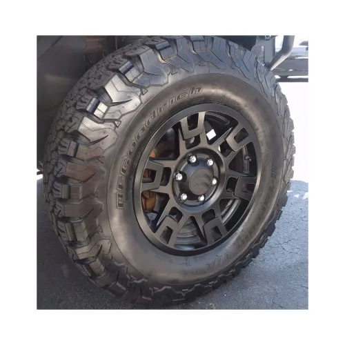 Jante PDW 4x4 17x8 6x139.7 ET0 negru semi mat compatibile Ford Ranger, Toyota Land Cruiser, Toyota Hilux, Nissan, Mitsubishi — imaginea 4