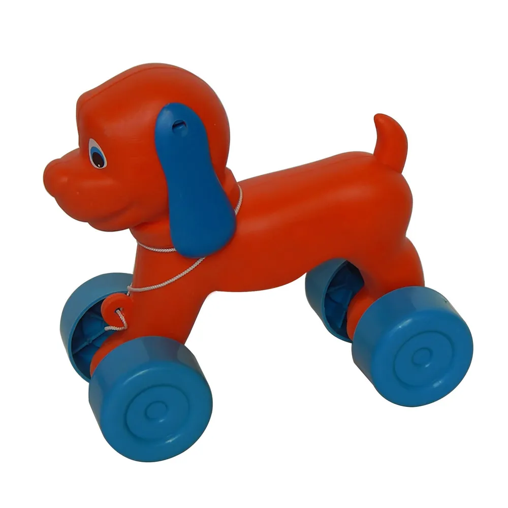 Jucarie de tras, pentru copii, catel Puppy, din plastic,ATS, 23 x 12 x 22 cm