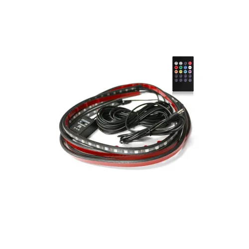 Kit banda LED RGB Digital cu aplicatie BTT sub masina 12V — imaginea 2