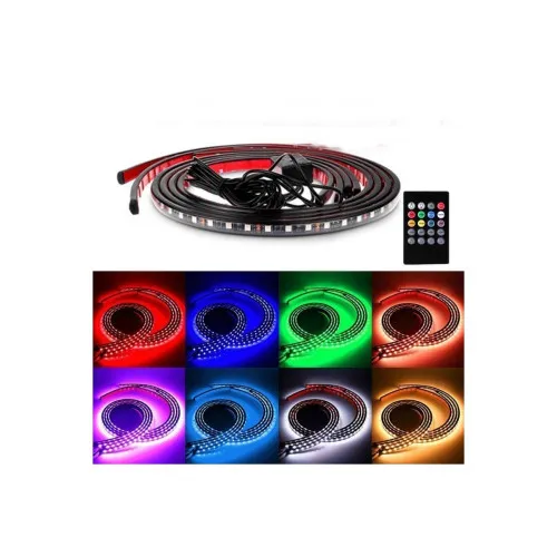 Kit banda LED SMD sub masina cu telecomanda / FS-001 — imaginea 3