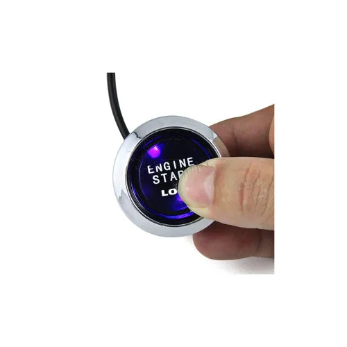 Kit buton pornire motor autoturism cu iluminare 12V — imaginea 3