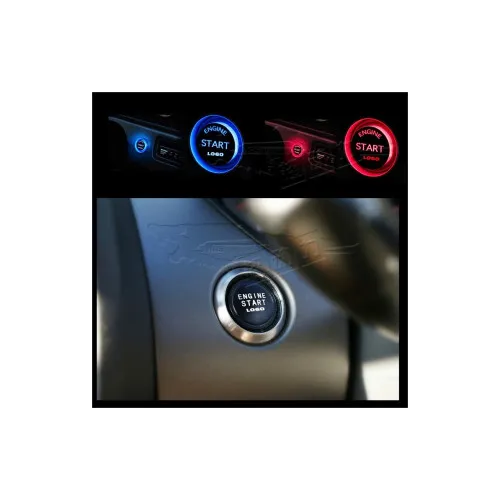 Kit buton pornire motor autoturism cu iluminare 12V — imaginea 4
