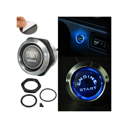 Kit buton pornire motor autoturism cu iluminare 12V — imaginea 8