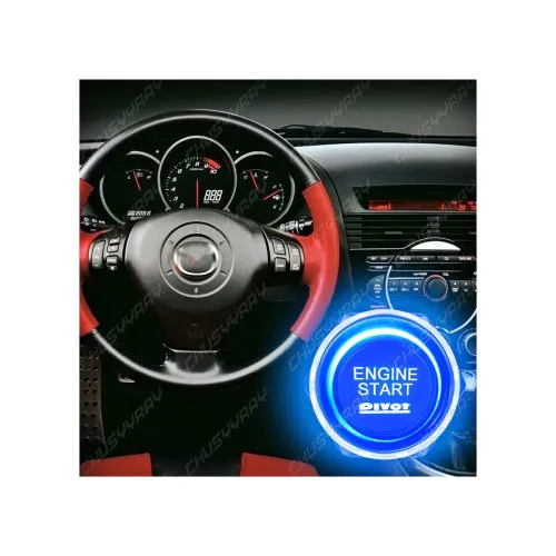 Kit buton pornire motor autoturism cu iluminare 12V — imaginea 2