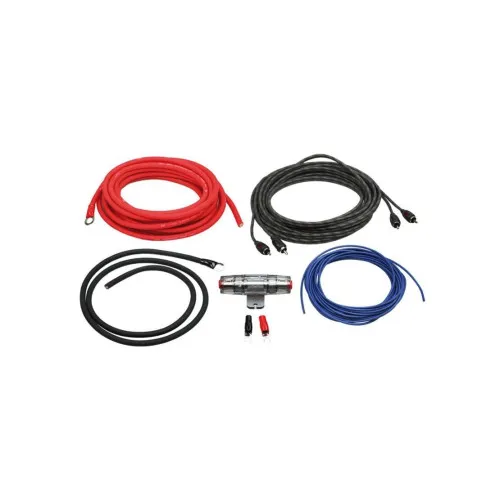 Kit cabluri subwoofer auto AIV 10mm² pentru amplificator cu RCA si siguranta AGU — imaginea 2